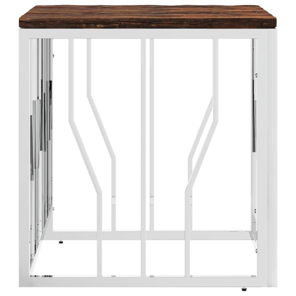 VidaXL Couchtisch edelstahl