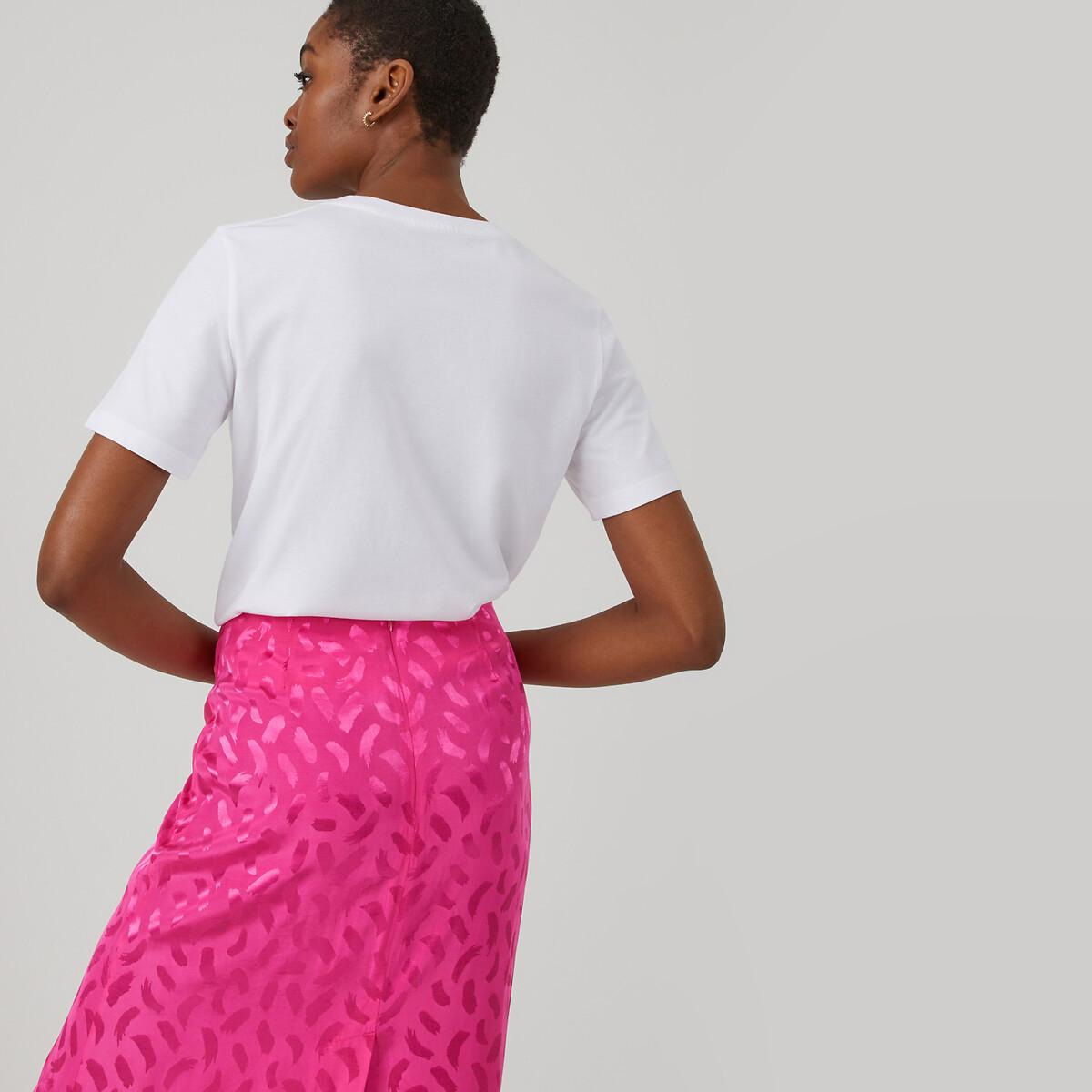 La Redoute Collections Rundhals Kurzarm T-Shirt