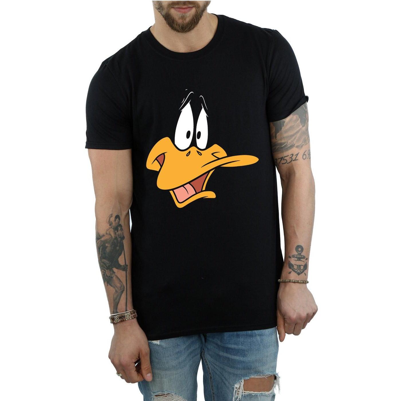 LOONEY TUNES Daffy Duck bedrucktes T-Shirt