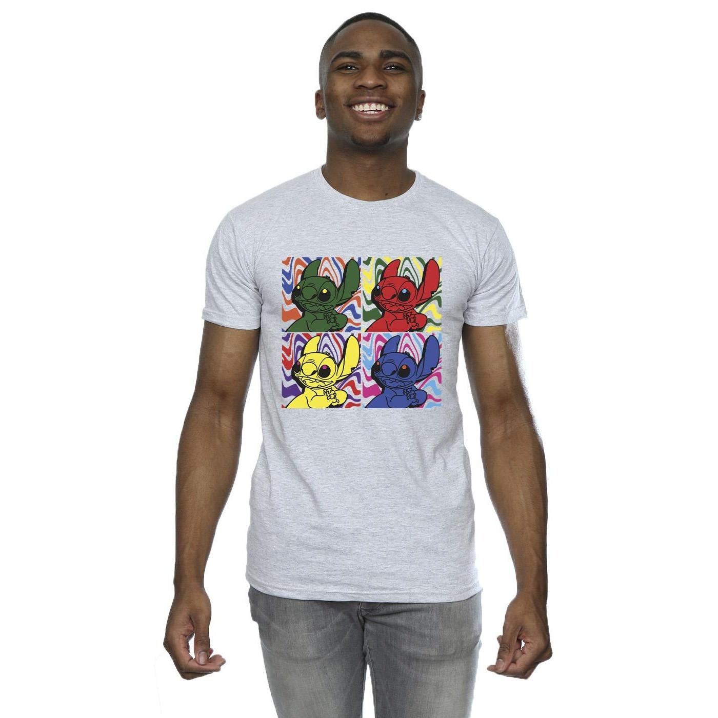 Disney Stitch Pop Art Print T-Shirt