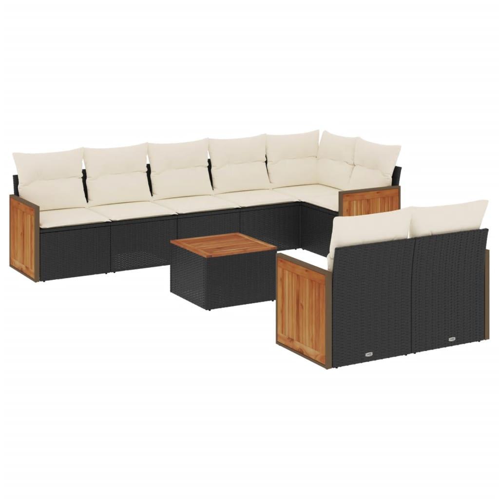 VidaXL Garten sofagarnitur poly-rattan