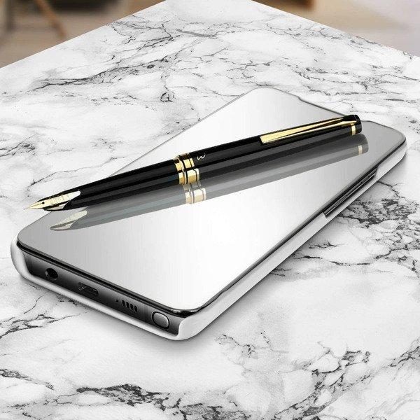 Avizar Spiegelhülle Galaxy Note 10 Lite Silber