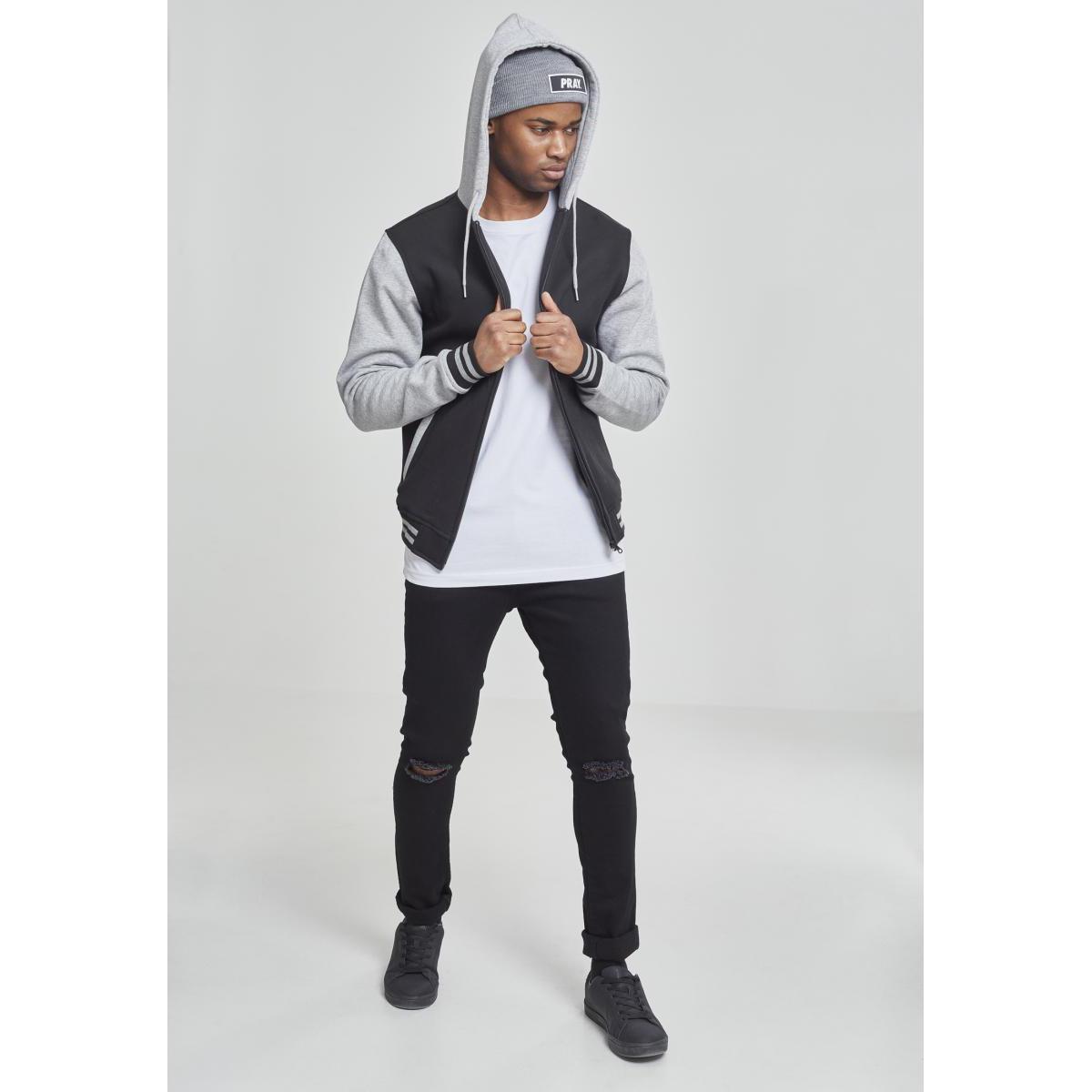 URBAN CLASSICS hoodie urban cassic 2-tone zip