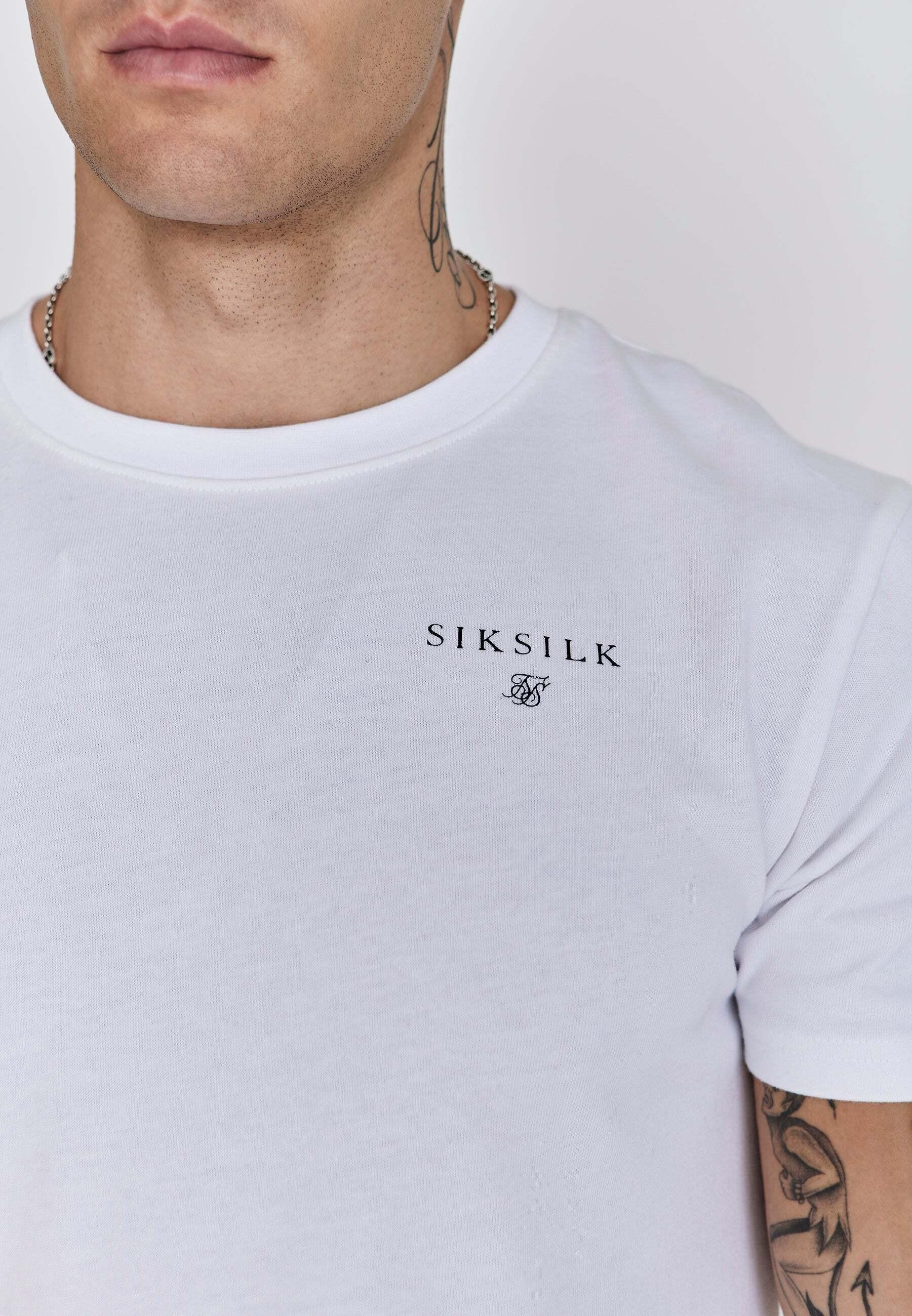 Sik Silk Relaxed Fit T-Shirt mit gedrucktem Logo