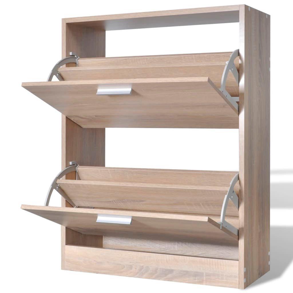 VidaXL Schuhschrank holz