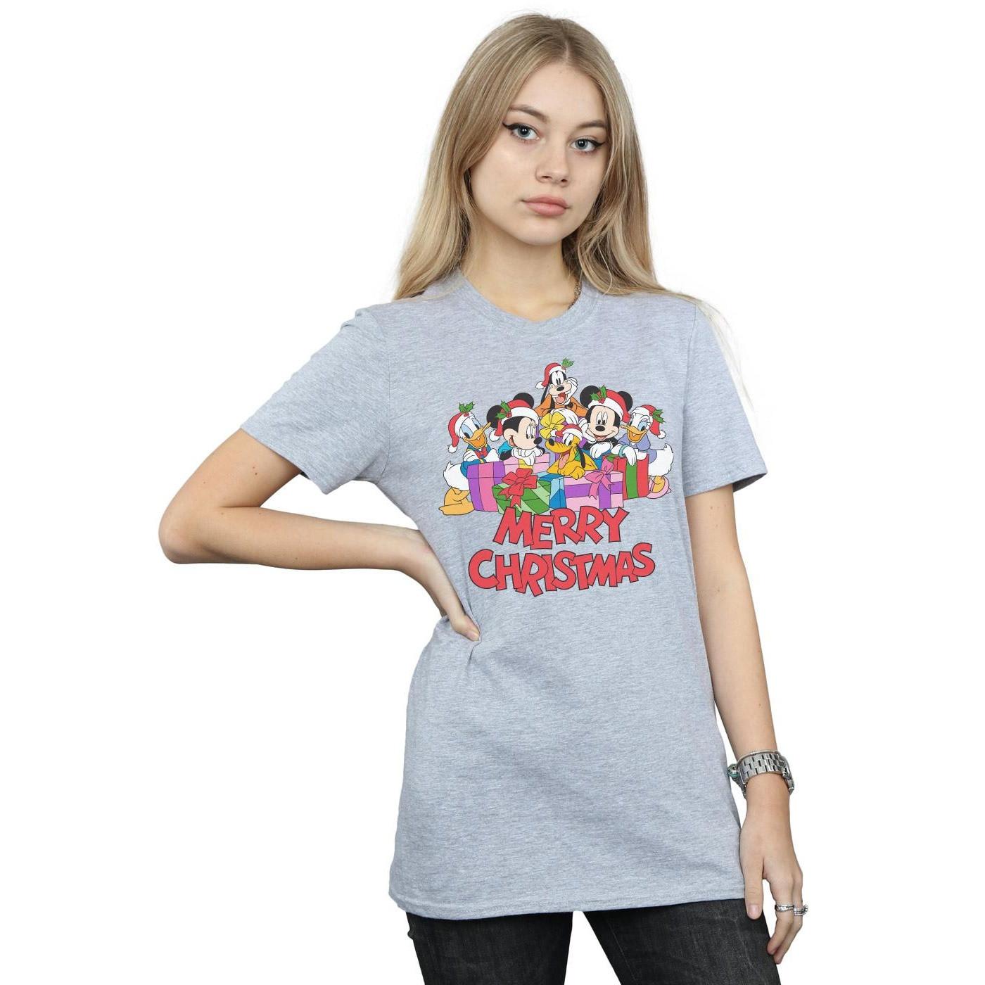 Disney Mickey Mouse and Friends Weihnachts-Print T-Shirt