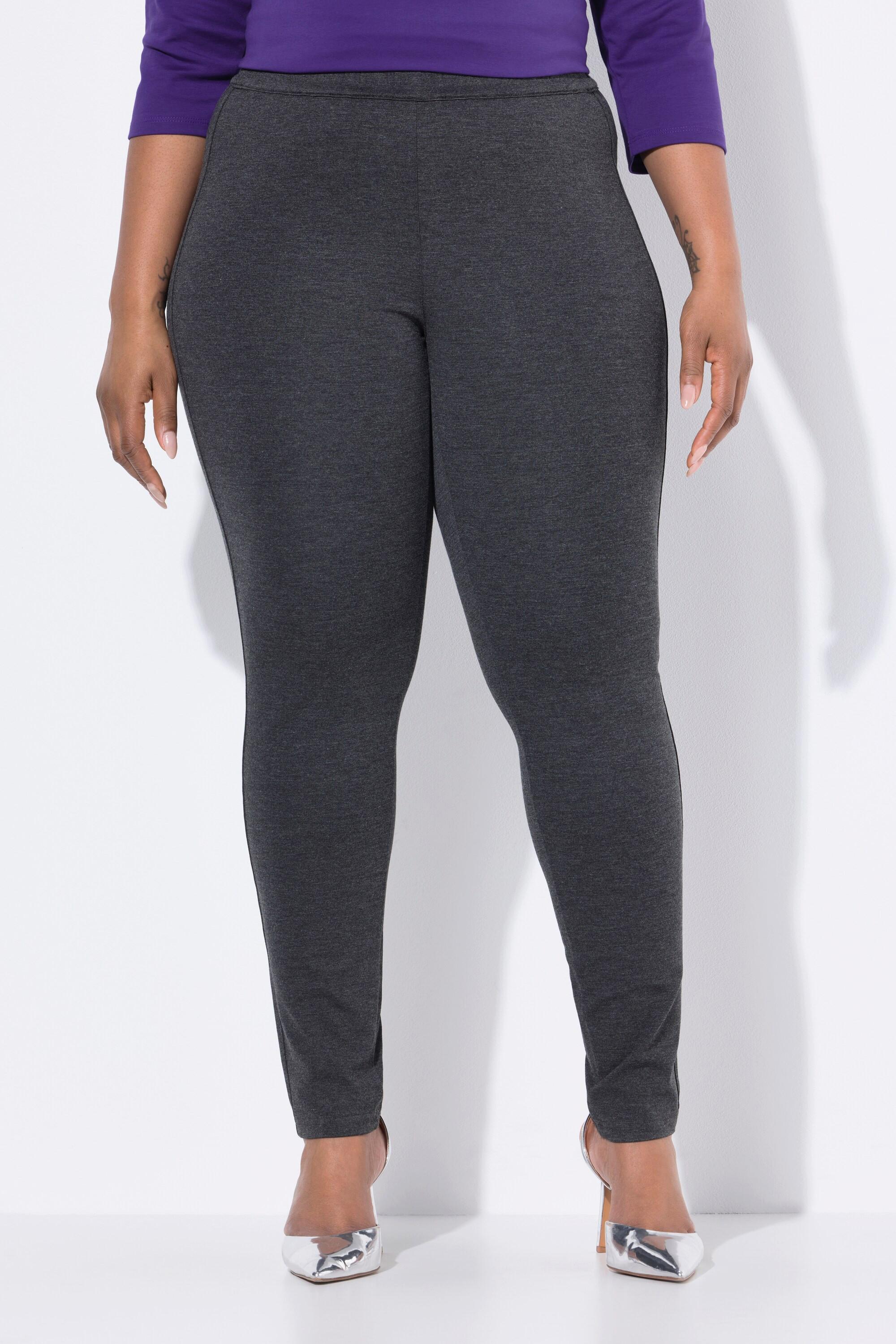 Ulla Popken Sienna Puntohose schmale Passform elastischer Bund