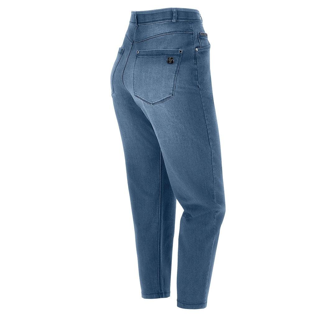 FREDDY Black High Waist Wide Leg 7/8 Länge Stretch Denim Jeans