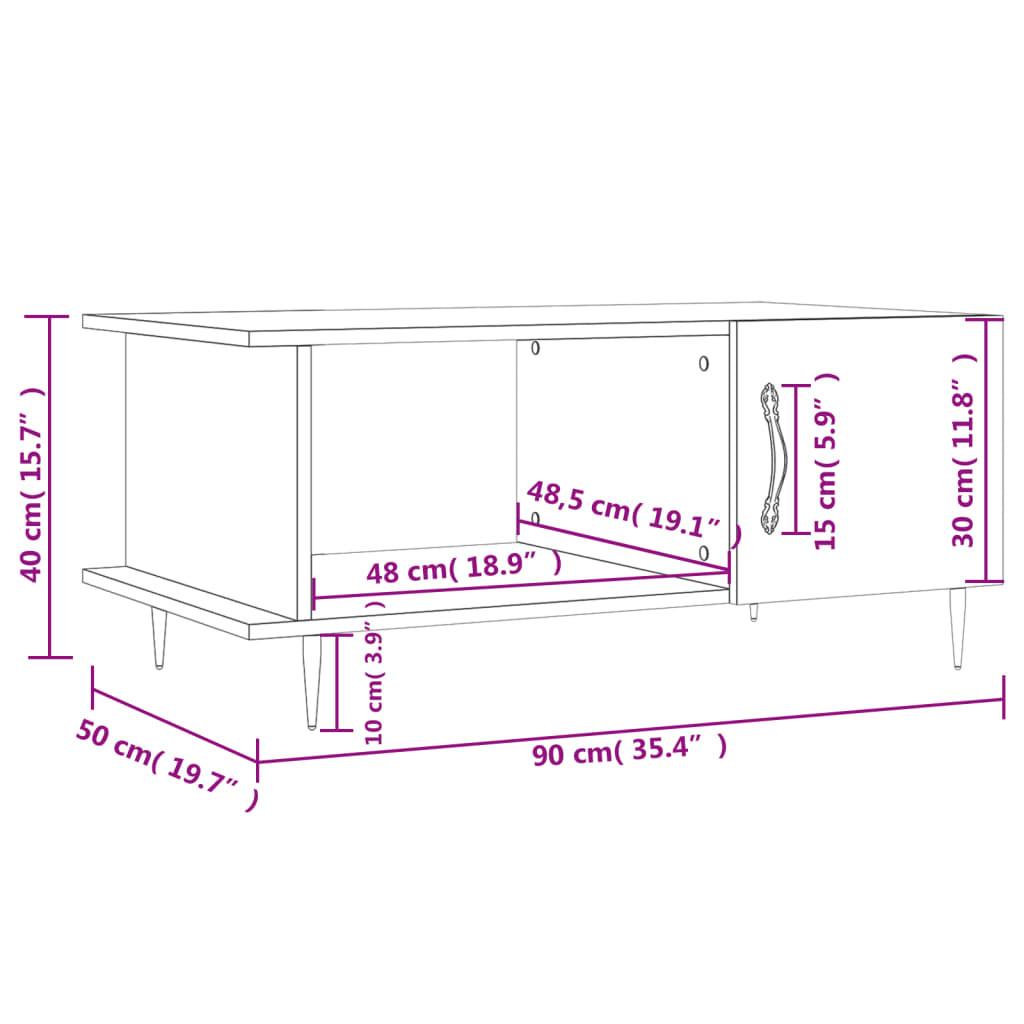 VidaXL Couchtisch holzwerkstoff