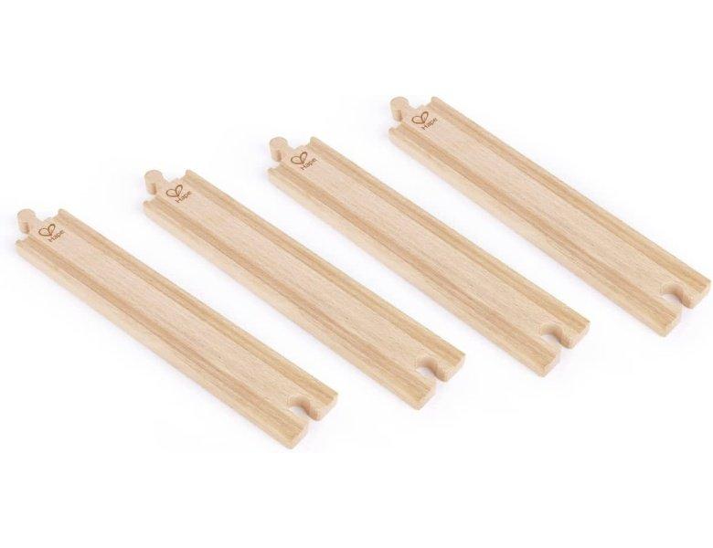 Hape Eisenbahn Lange, gerade Schienen (4Teile)