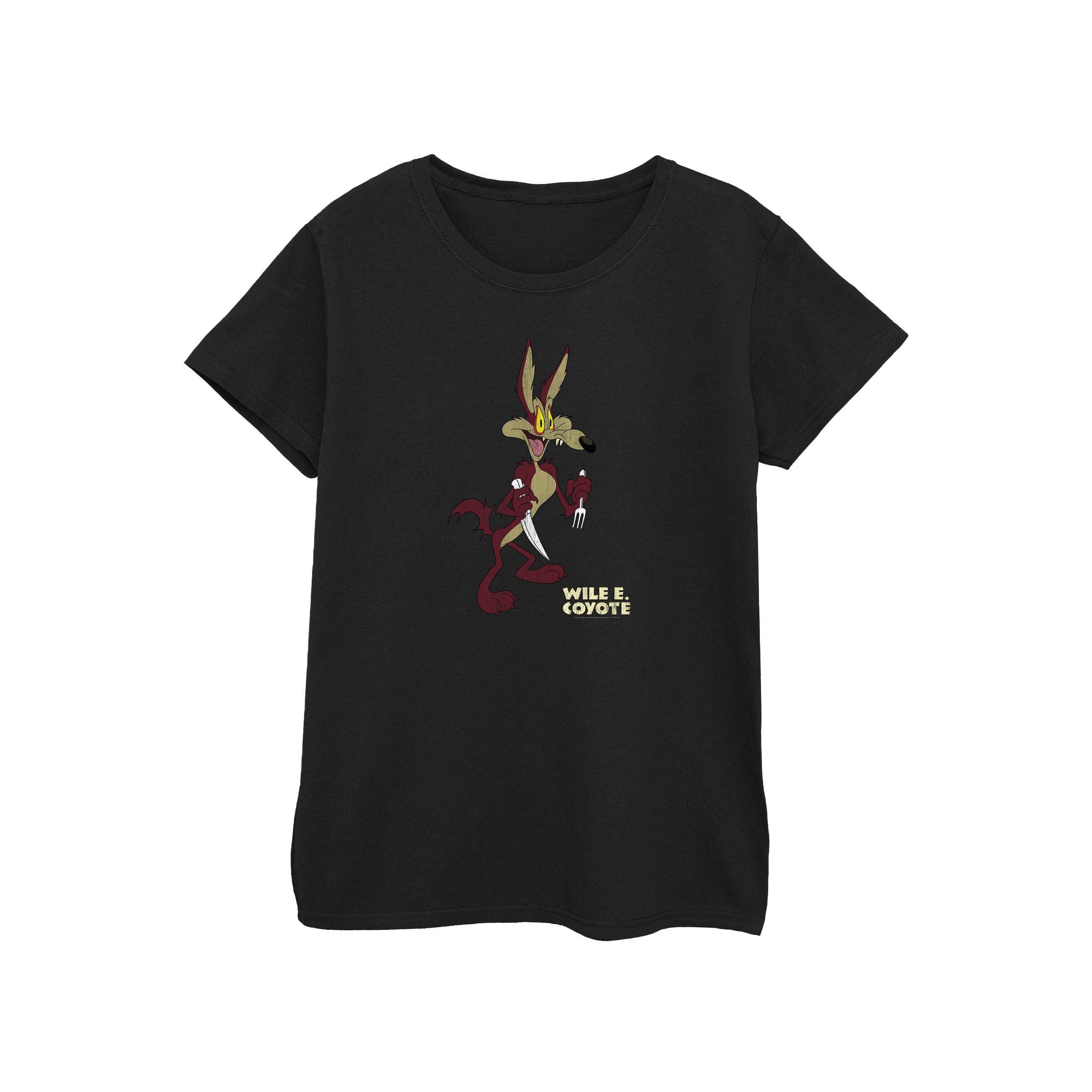 LOONEY TUNES Wile E Coyote bedrucktes T-Shirt