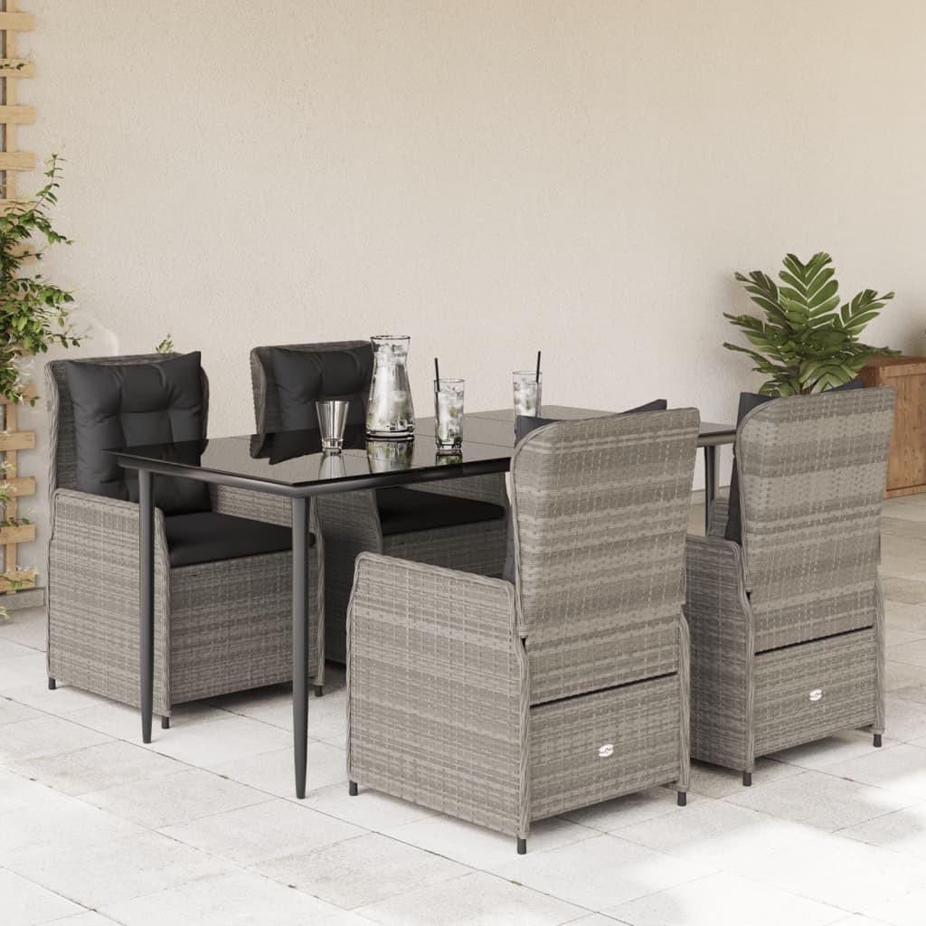 VidaXL Garten essgruppe poly-rattan
