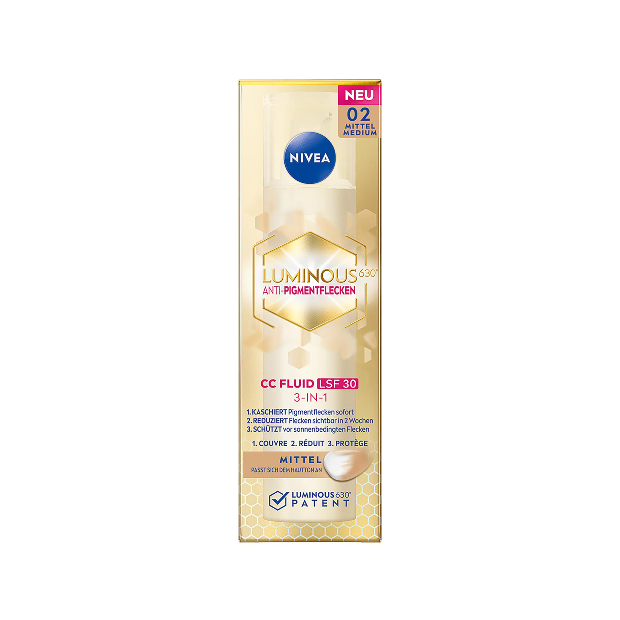 NIVEA Face Cellular Luminous630® 3-in-1 CC Fluid