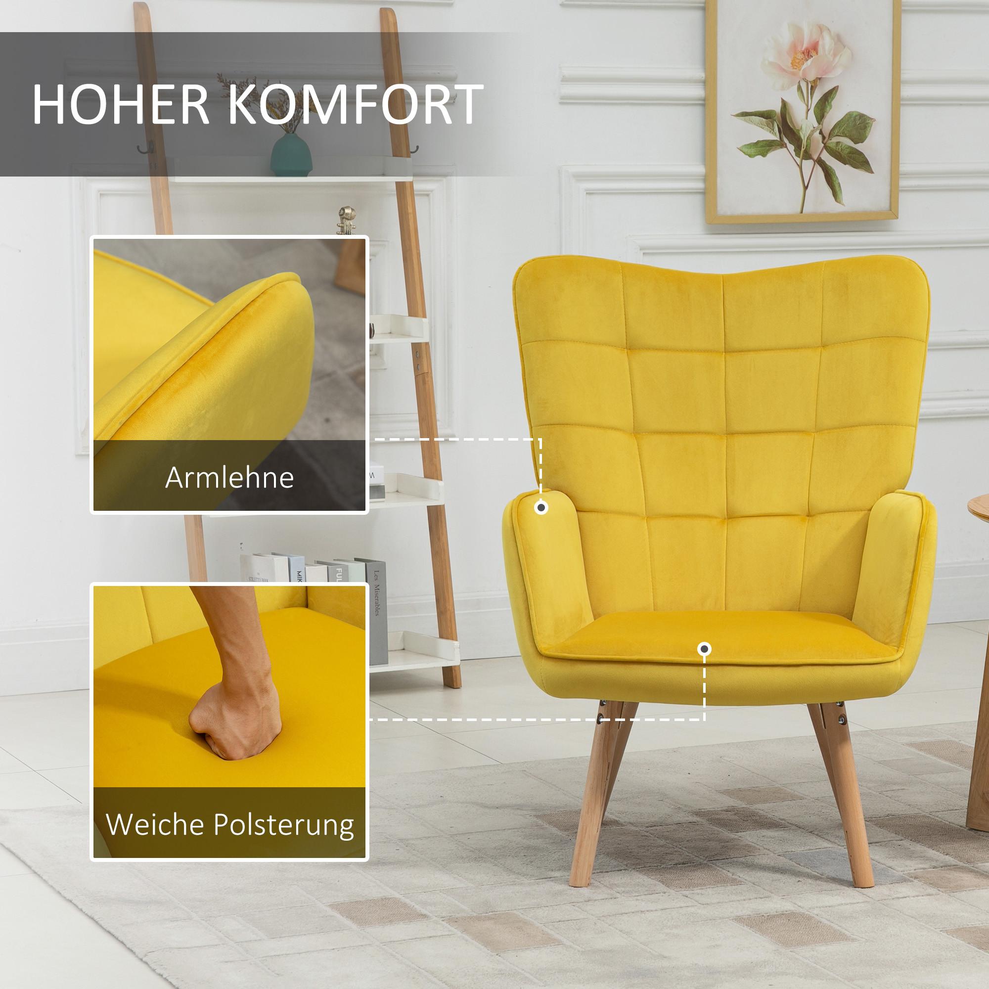 HOMCOM Ohrensessel