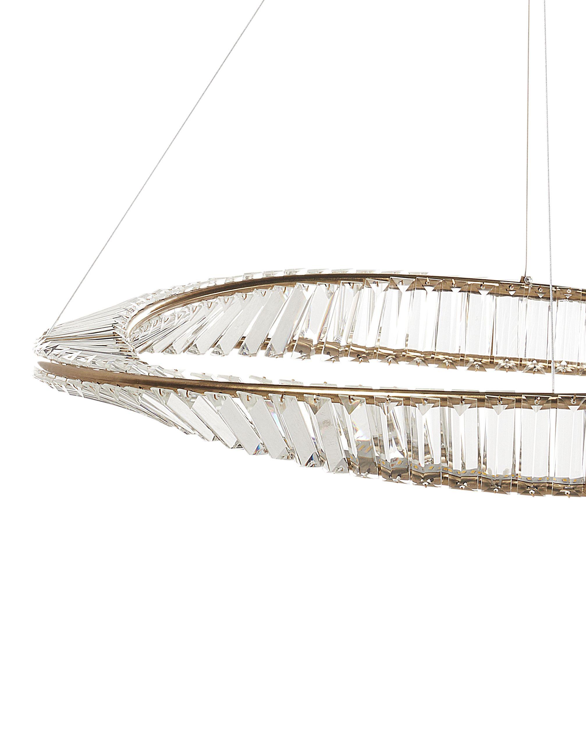 Beliani LED Kronleuchter aus Eisen Modern ROSENDE
