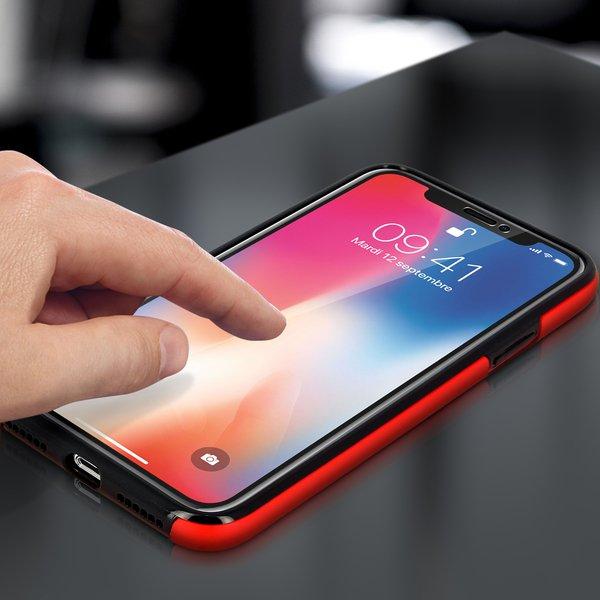 Avizar Apple iPhone X Full Cover Rot