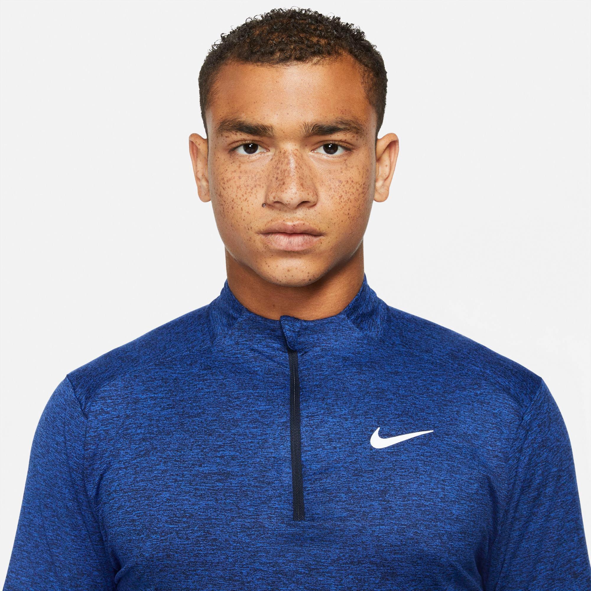 NIKE M NK DF ELMNT TOP HZ Running-Shirt, langarm
