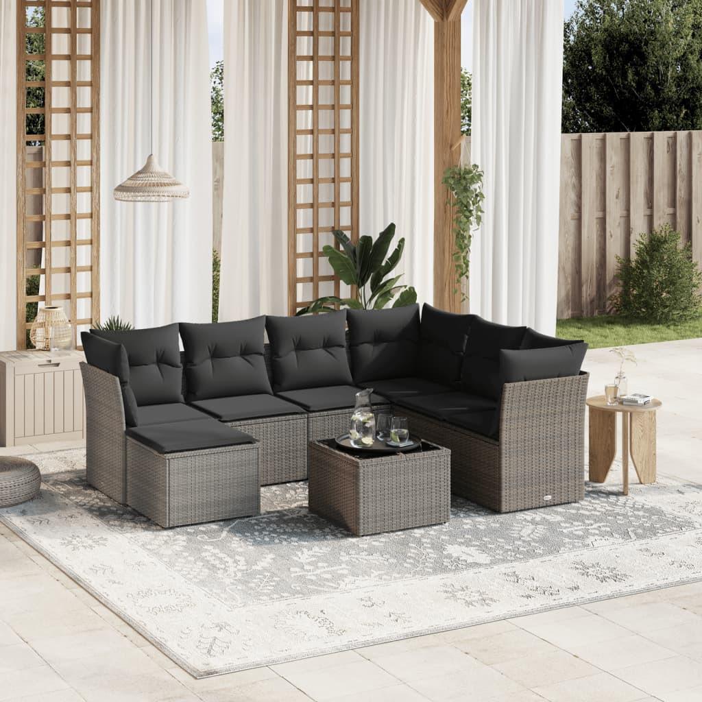 VidaXL Garten sofagarnitur poly-rattan
