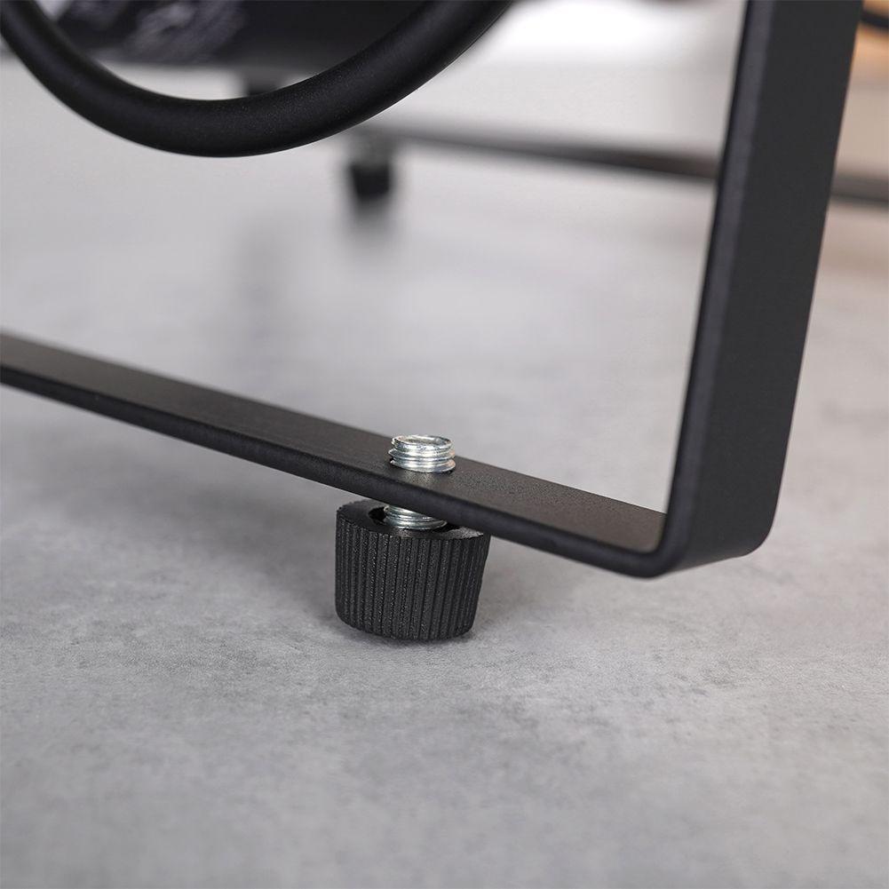 B2X Elegantes Weinflaschenregal ausem Metall und Holz