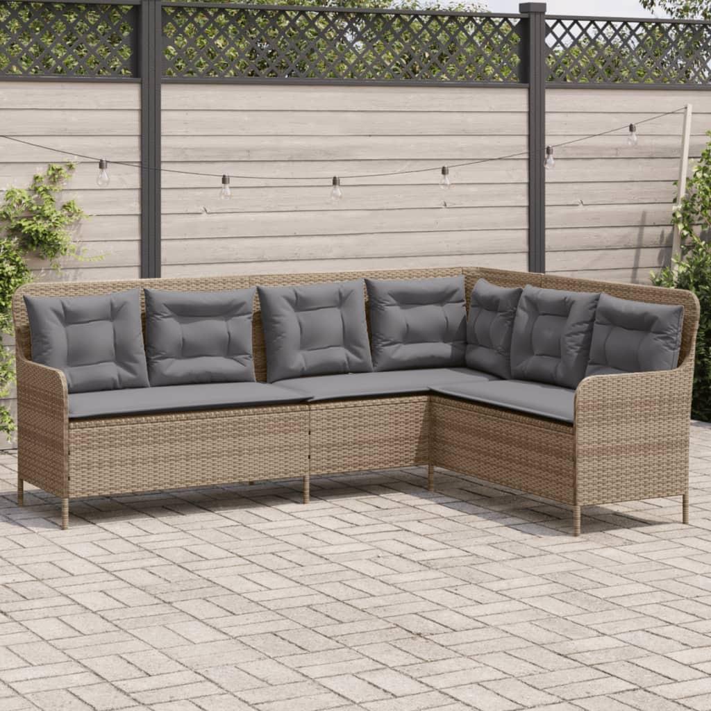 VidaXL Gartensofa poly-rattan