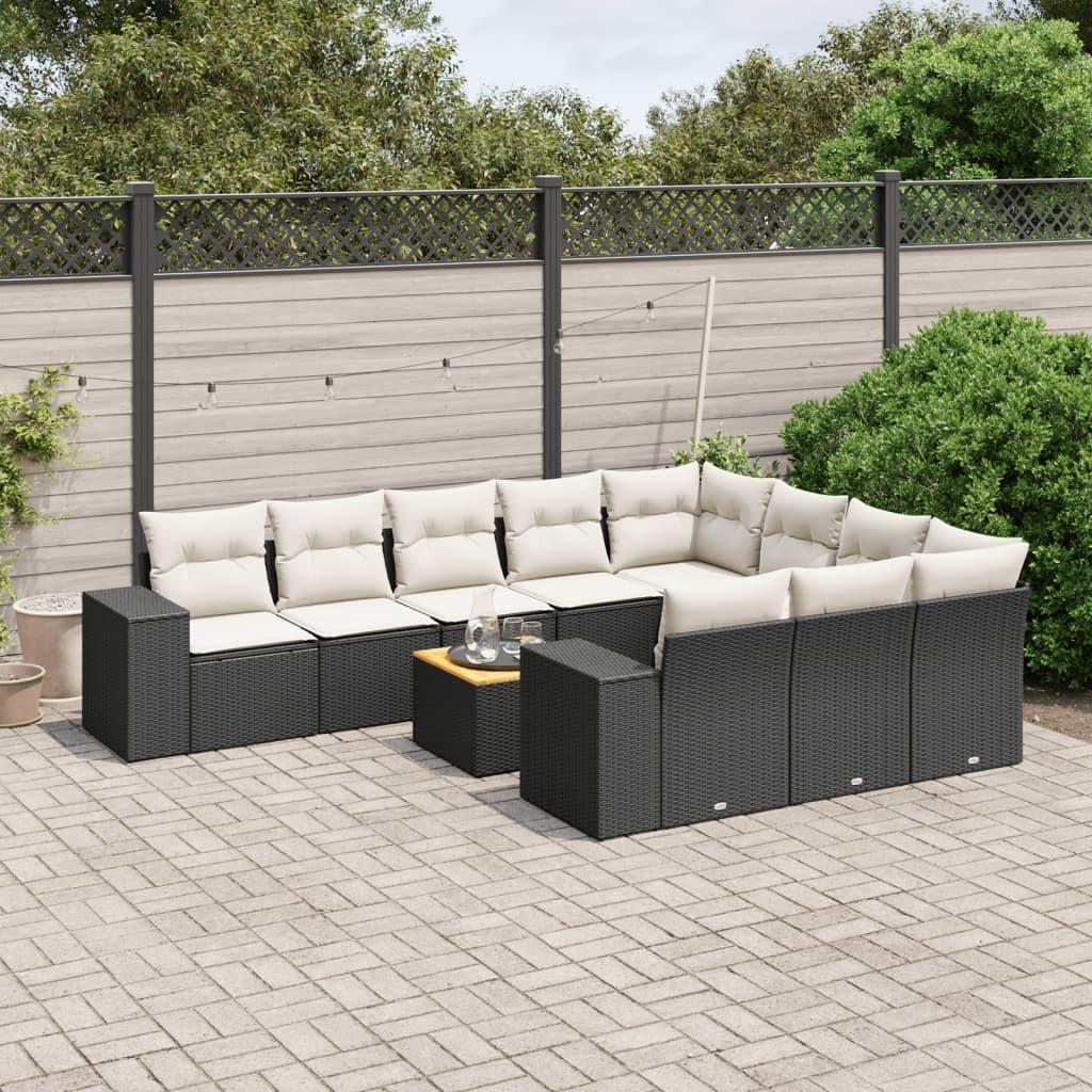 VidaXL Garten sofagarnitur poly-rattan