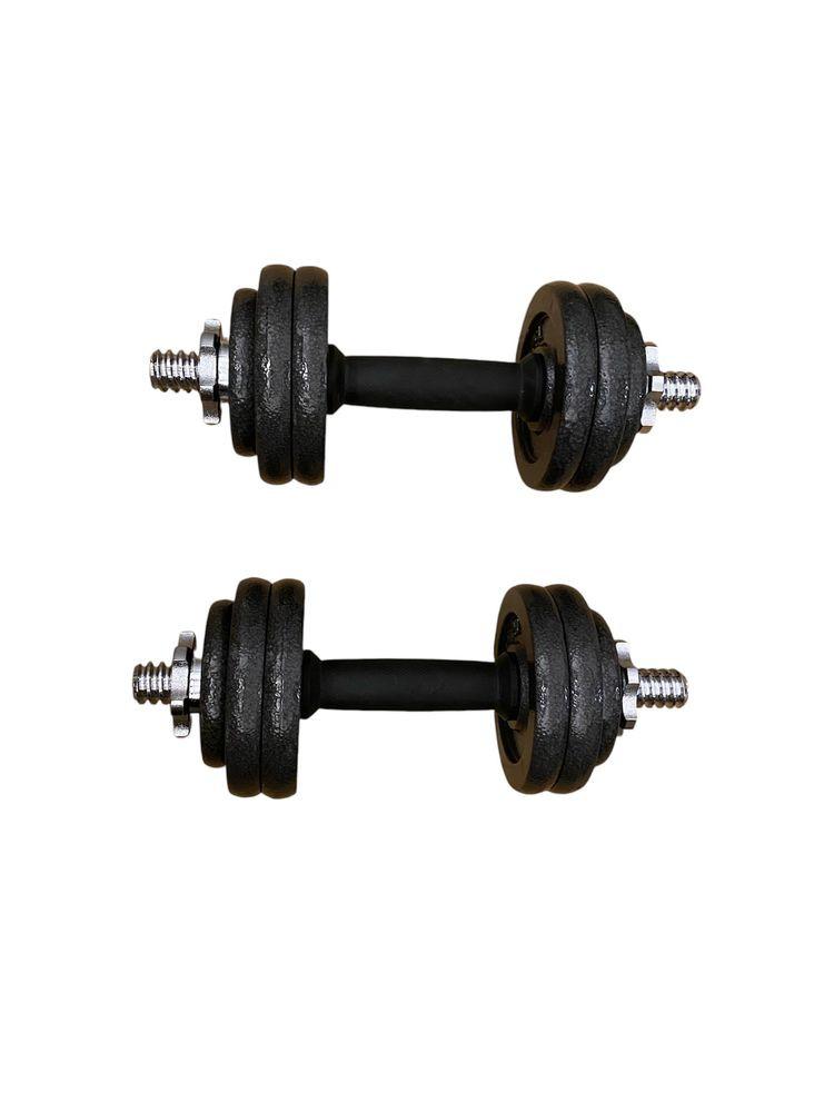 Gym Universe 15kg Hantelset mit Koffer aus Chrome