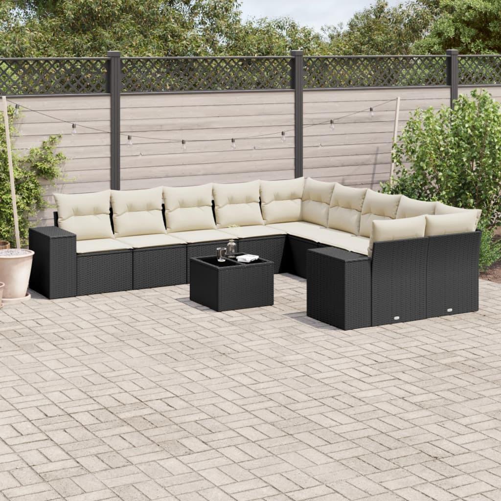 VidaXL Garten sofagarnitur poly-rattan
