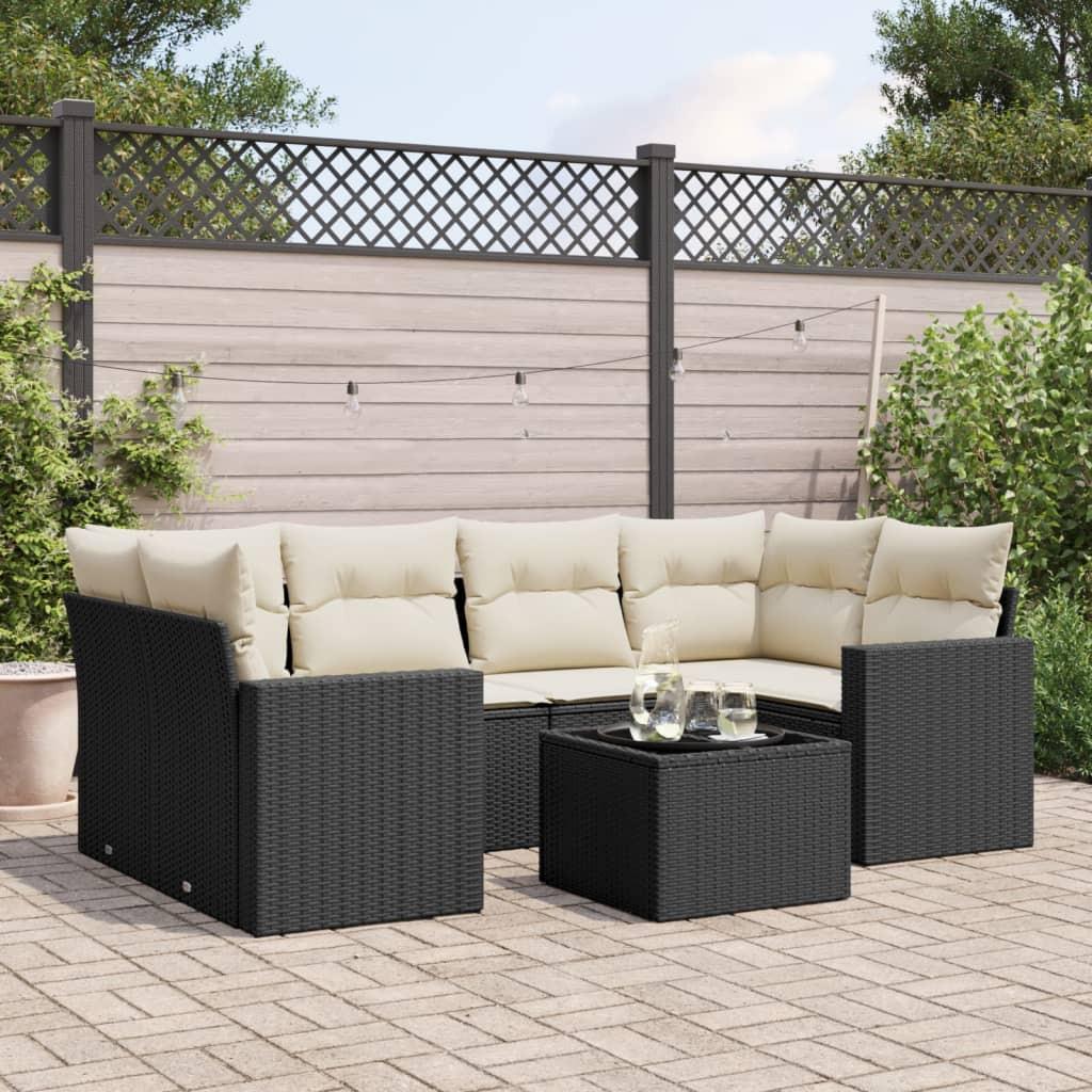 VidaXL Garten sofagarnitur poly-rattan