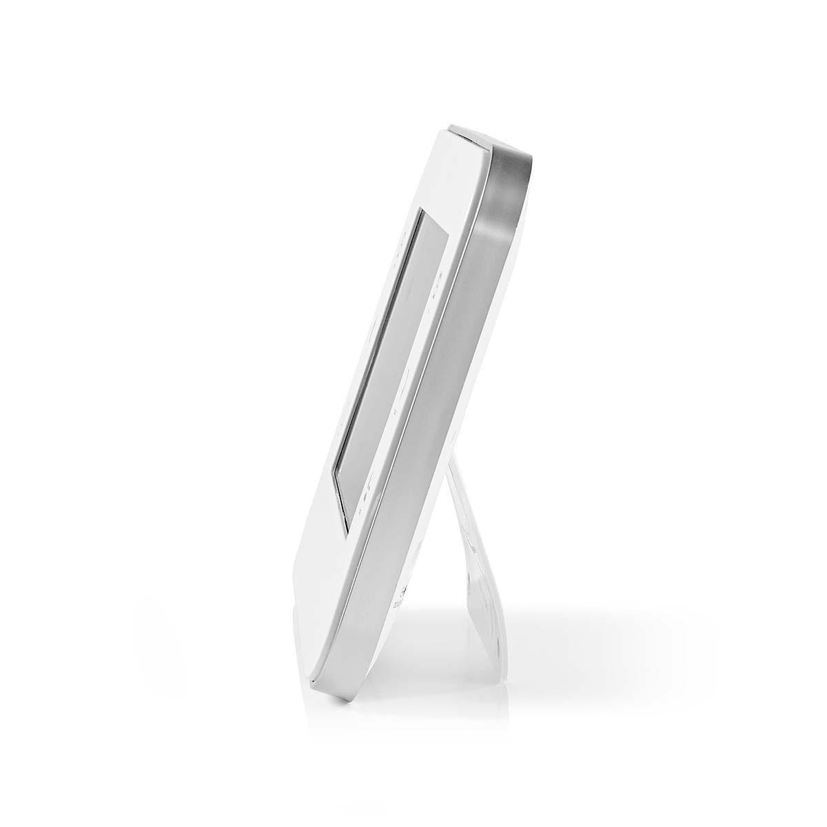 Nedis Wetterstation | Innen- und Außenbereich | Inklusive drahtlosem Wettersensor | Wettervorhersage | Zeitanzeige | LCD-Farbdisplay | Weckerfunktion