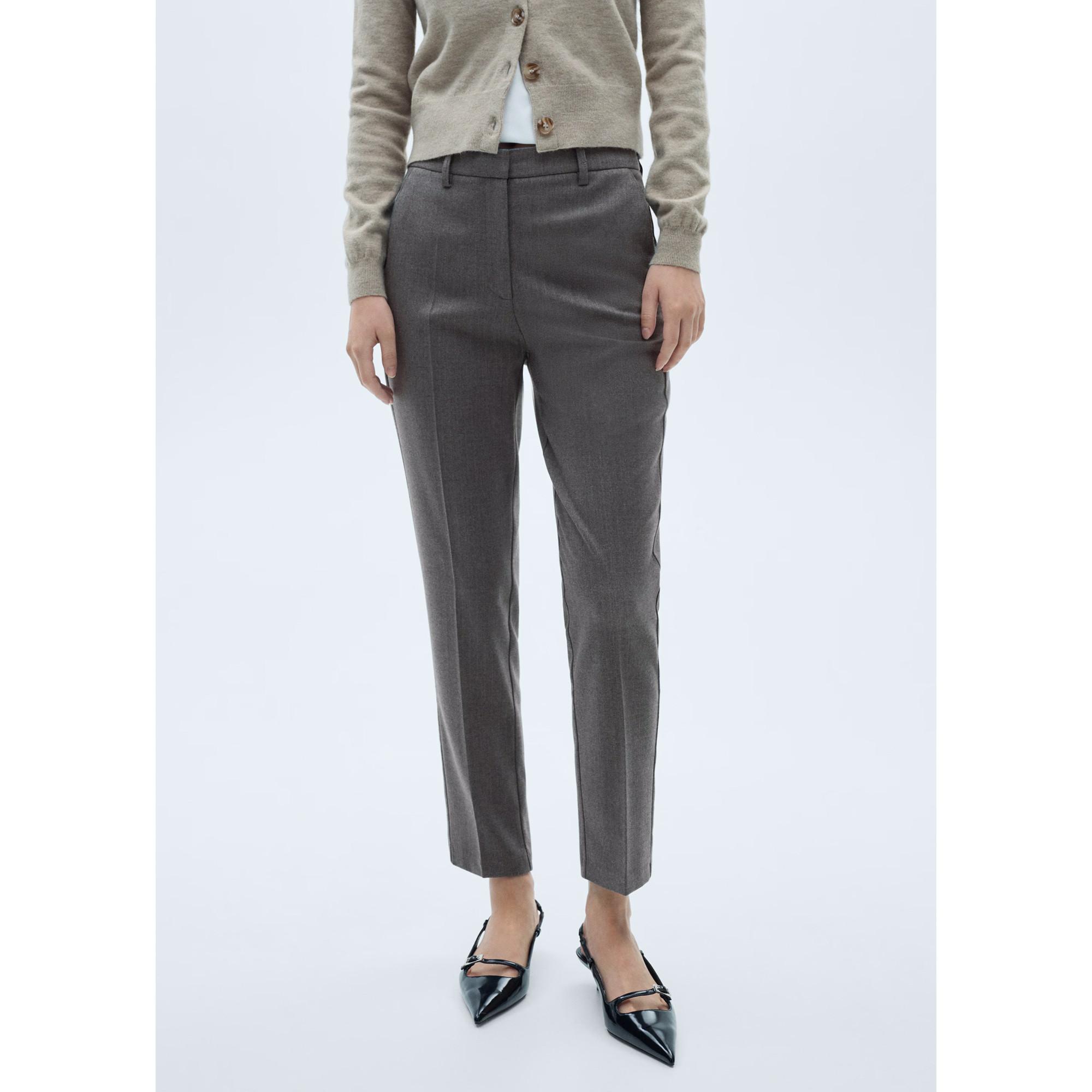 MANGO Warm Skinny Fit Cropped Hose