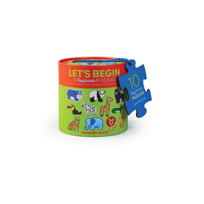 Crocodile Creek Let's Begin Puzzle, Dschungel 2pc