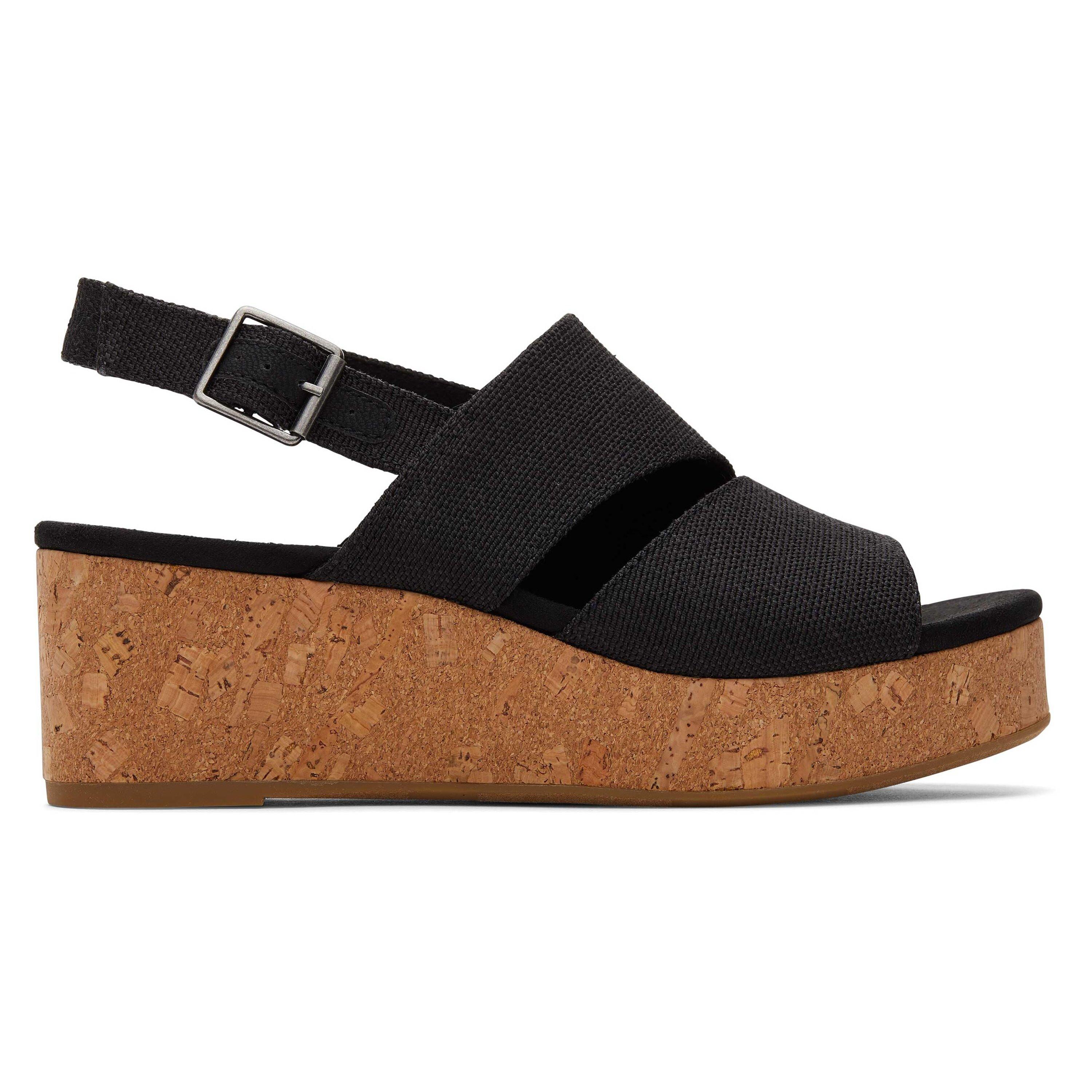 TOMS damen-keilsandalen claudine