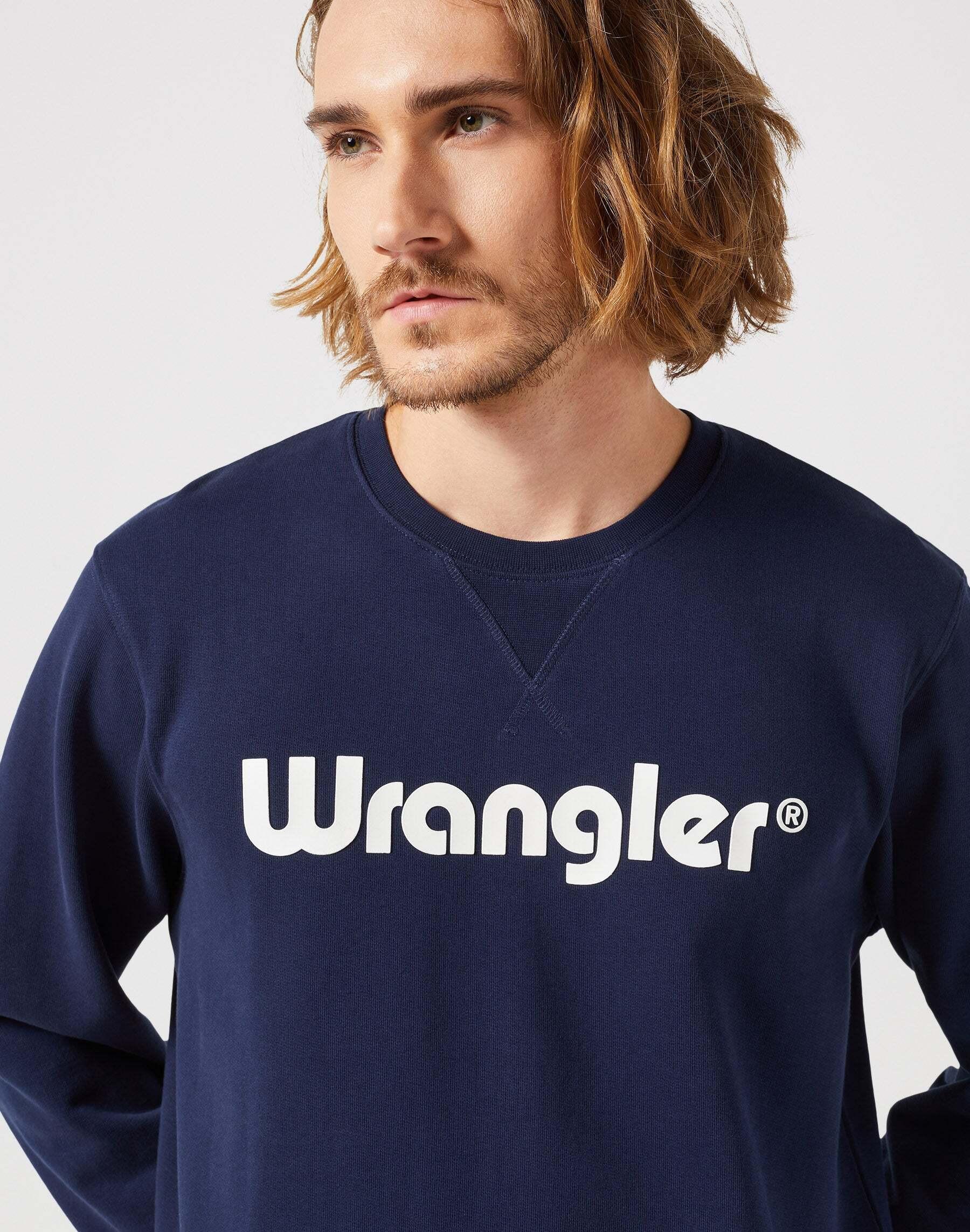 Wrangler Sweatshirts Logo Crew Sweat