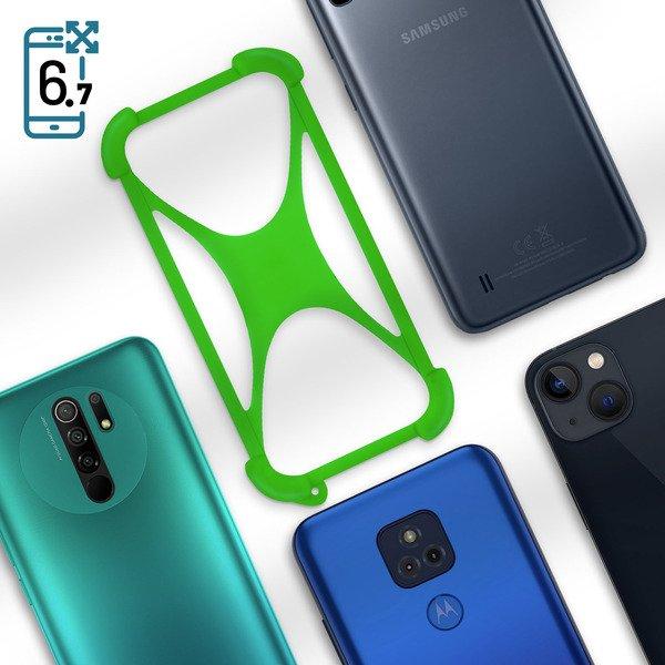 Avizar Universalhülle 6.7 Zoll Handys Grün