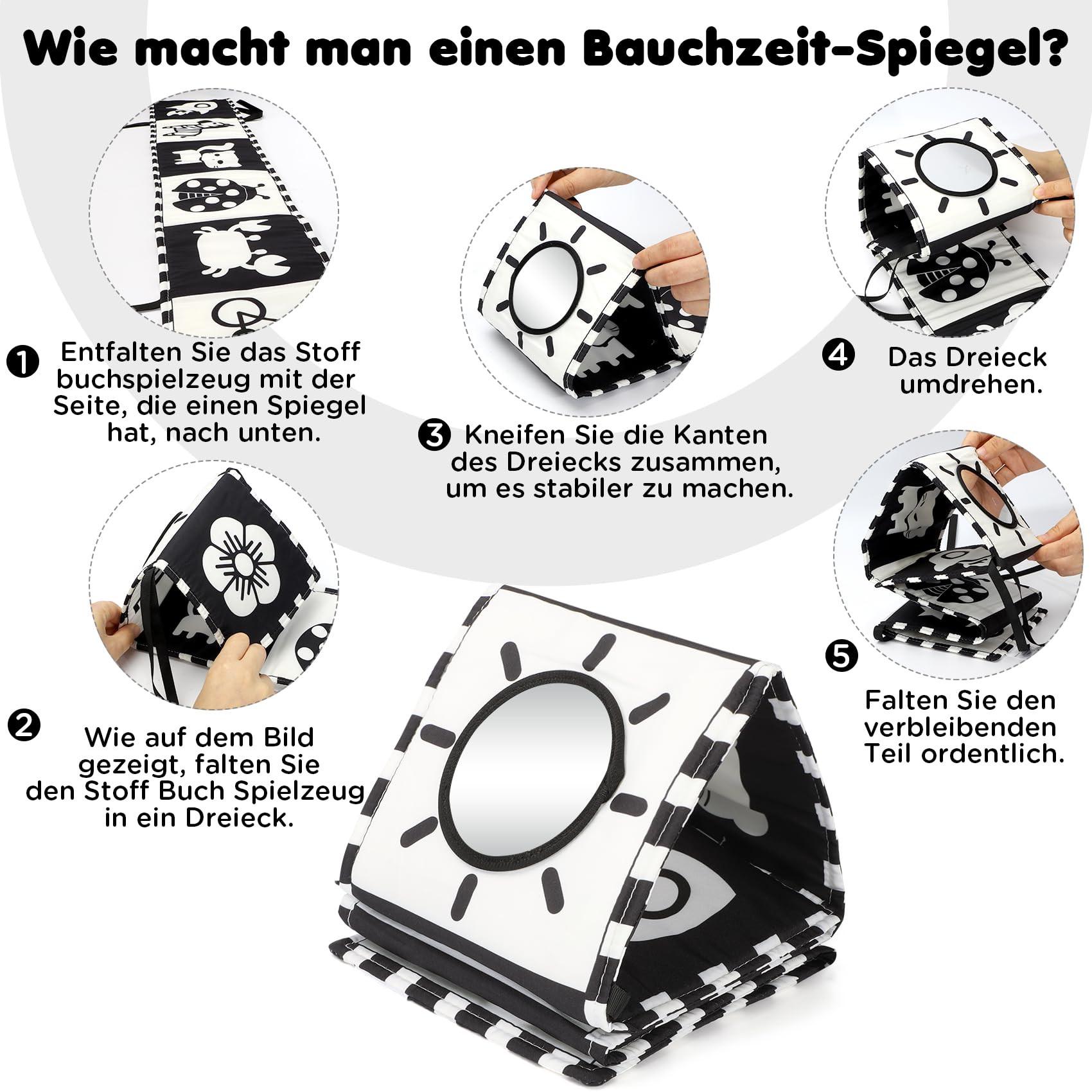 Activity-board Babybuch Kontrast-Bilderbuch- Kontrast-Babyspielzeug