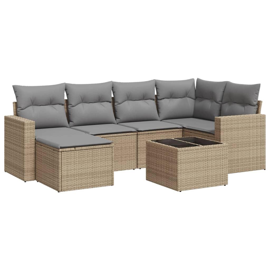 VidaXL Garten sofagarnitur poly-rattan