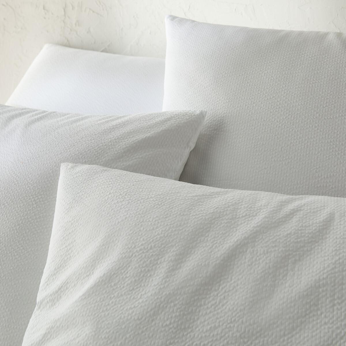 La Redoute Intérieurs Duvetbezug Seersucker aus Baumwolle und gewaschener Baumwolle