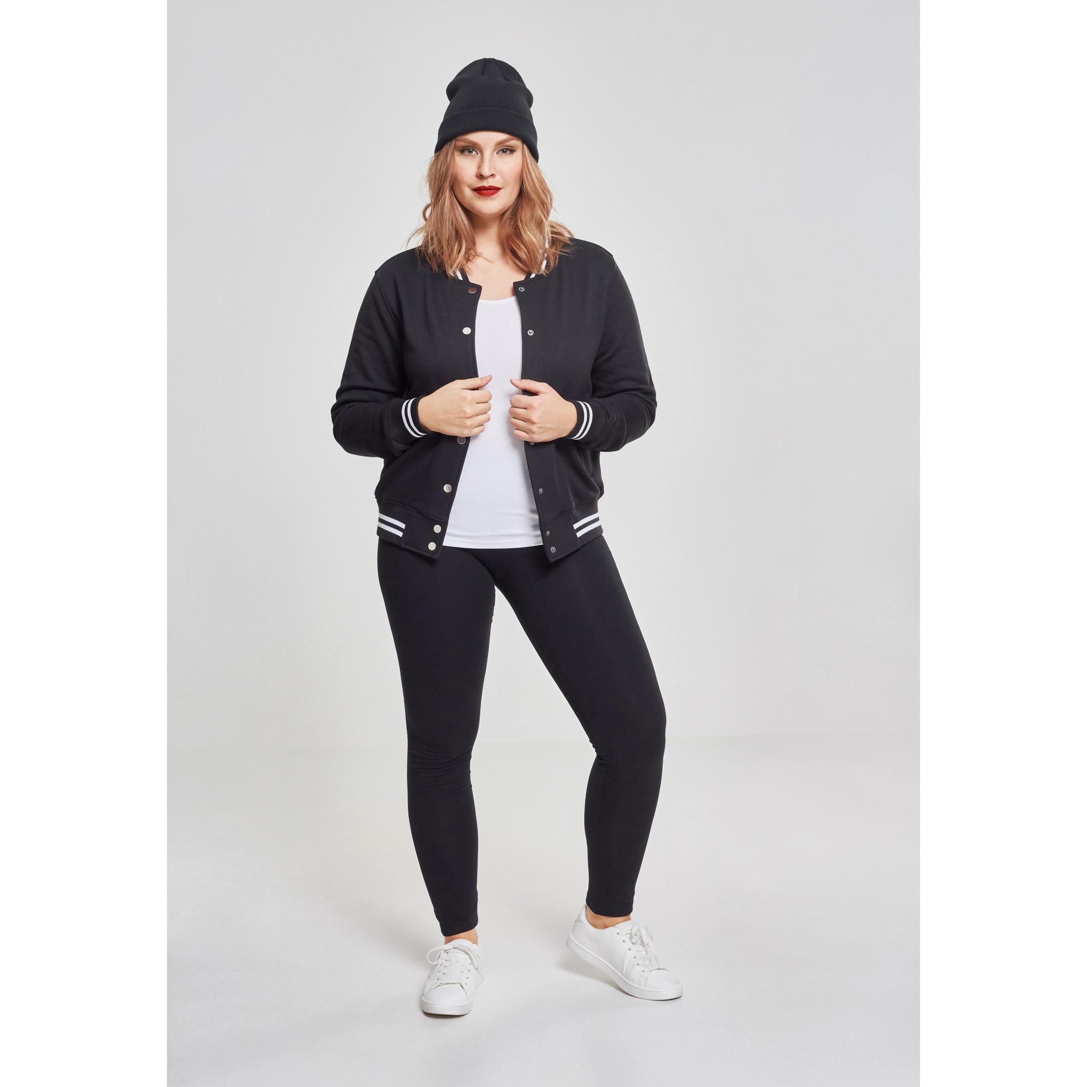 URBAN CLASSICS teddyjacke für damen urban classic college sweat