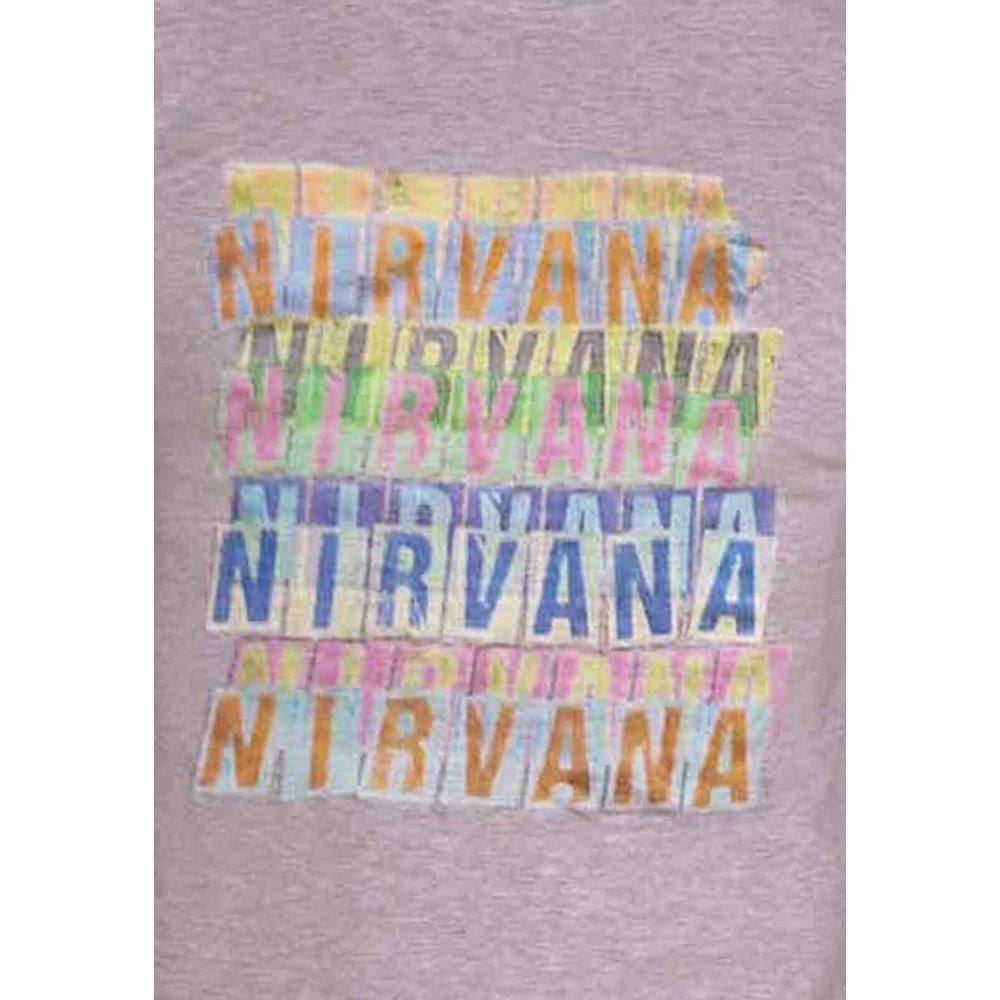 Nirvana Stacked Logo T-Shirt