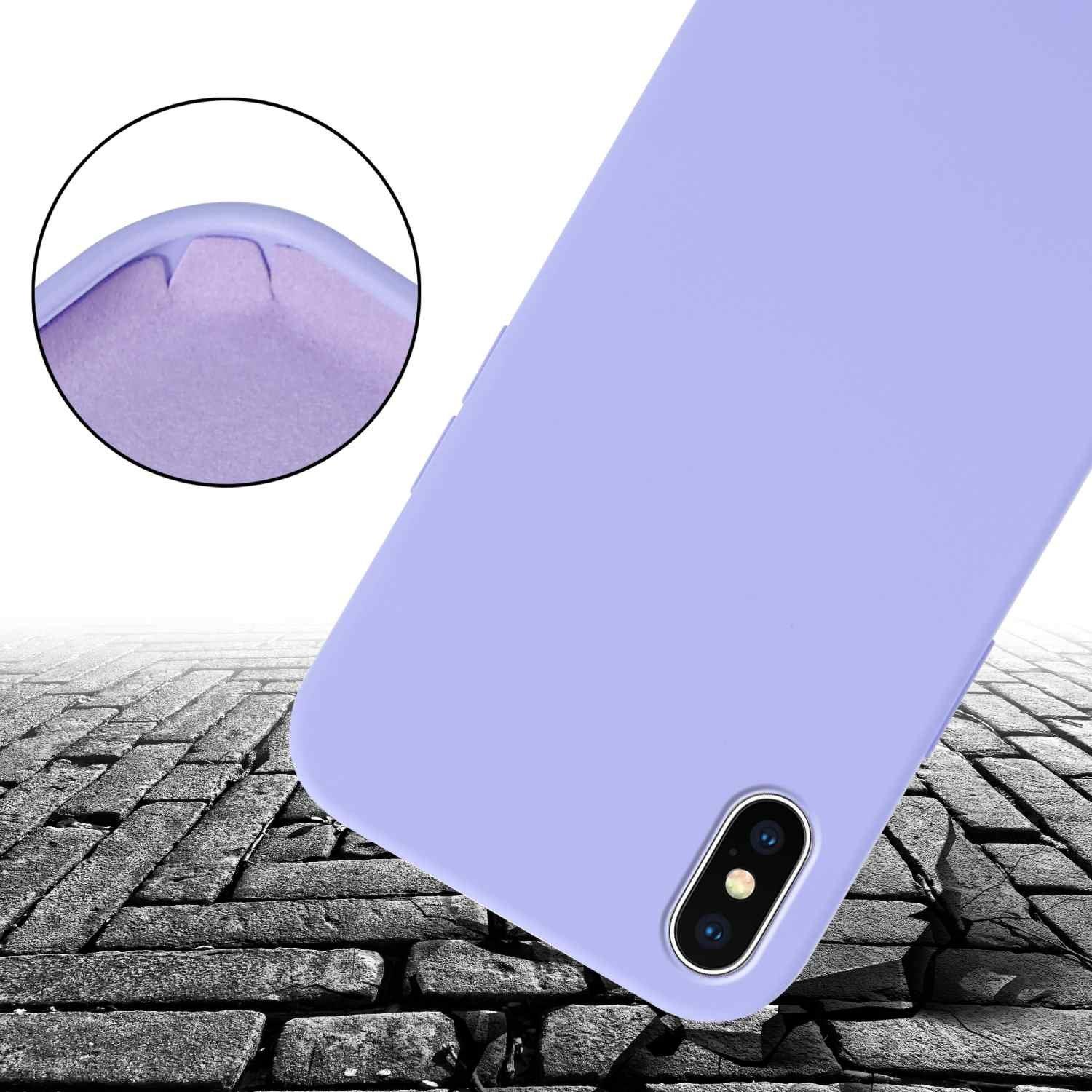 Cadorabo Handy Kette für Apple iPhone X XS Silikon Schutzhülle