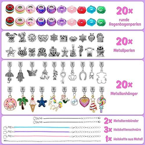 Activity-board Schmuck Basteln Mädchen Schuleinschreibung Mädchen Bastelset Kinder Armbänder Do it yourself Spielzeug Ostergeschenke