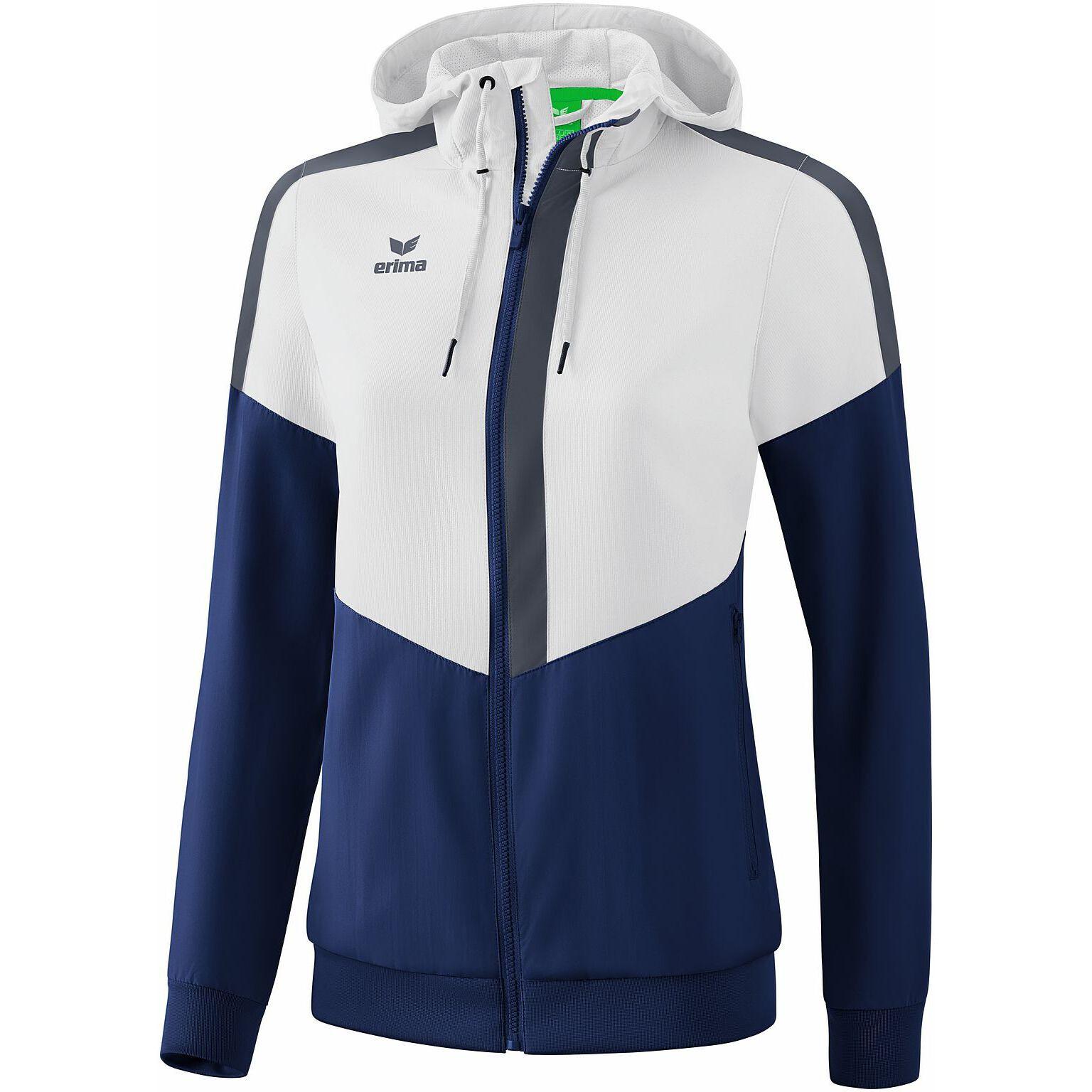 Erima kapuzenjacke für damen tracktop squad