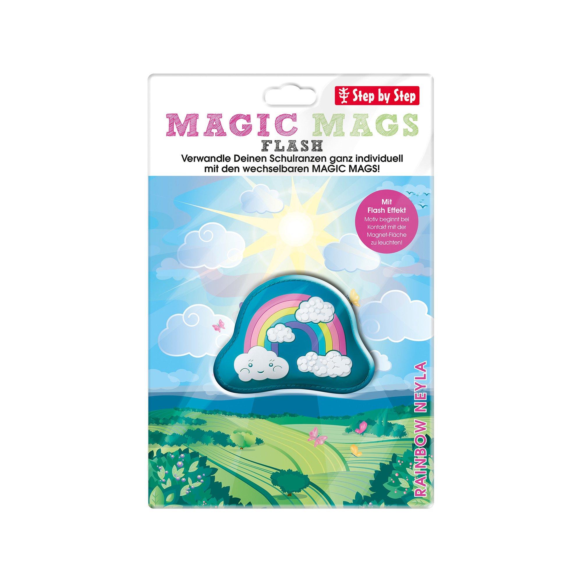 Step by Step Tornister Anhänger Set MAGIC MAGS FLASH, Rainbow Neyla