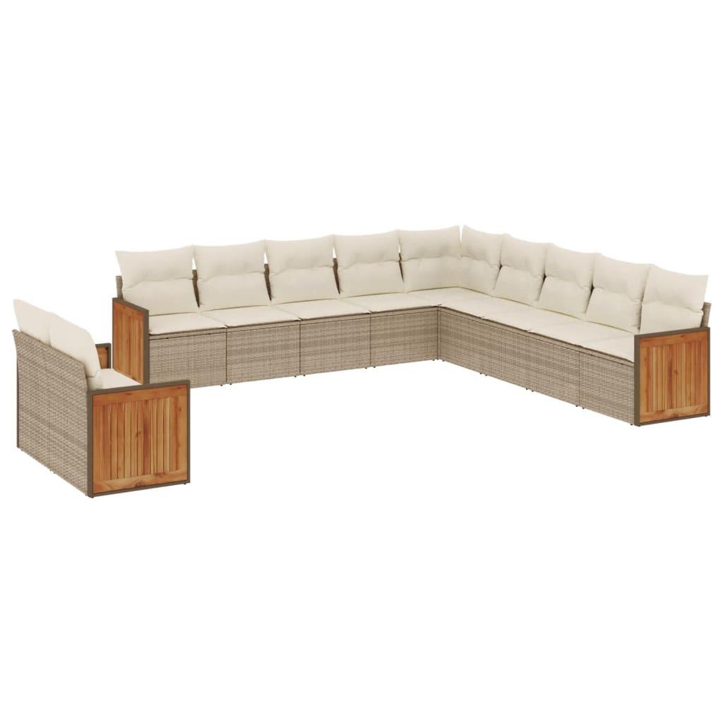 VidaXL Garten sofagarnitur poly-rattan