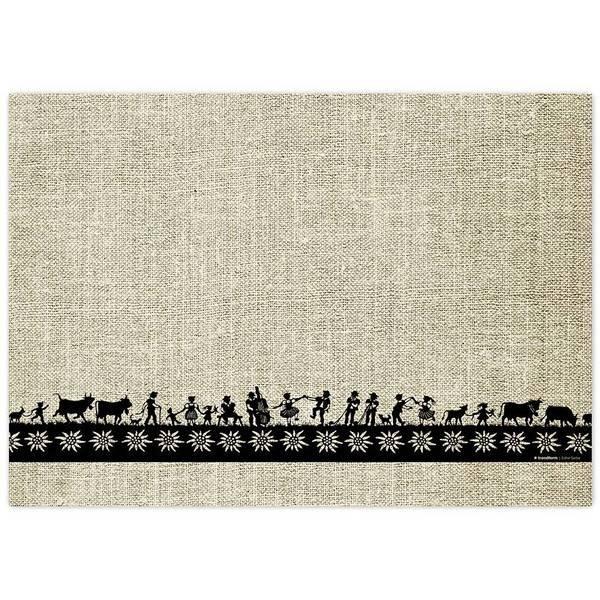 trendform Papiertischset SWISS TRADITION 3 4 Sujets à 12 Blatt