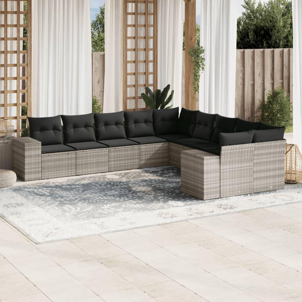 VidaXL Garten sofagarnitur poly-rattan
