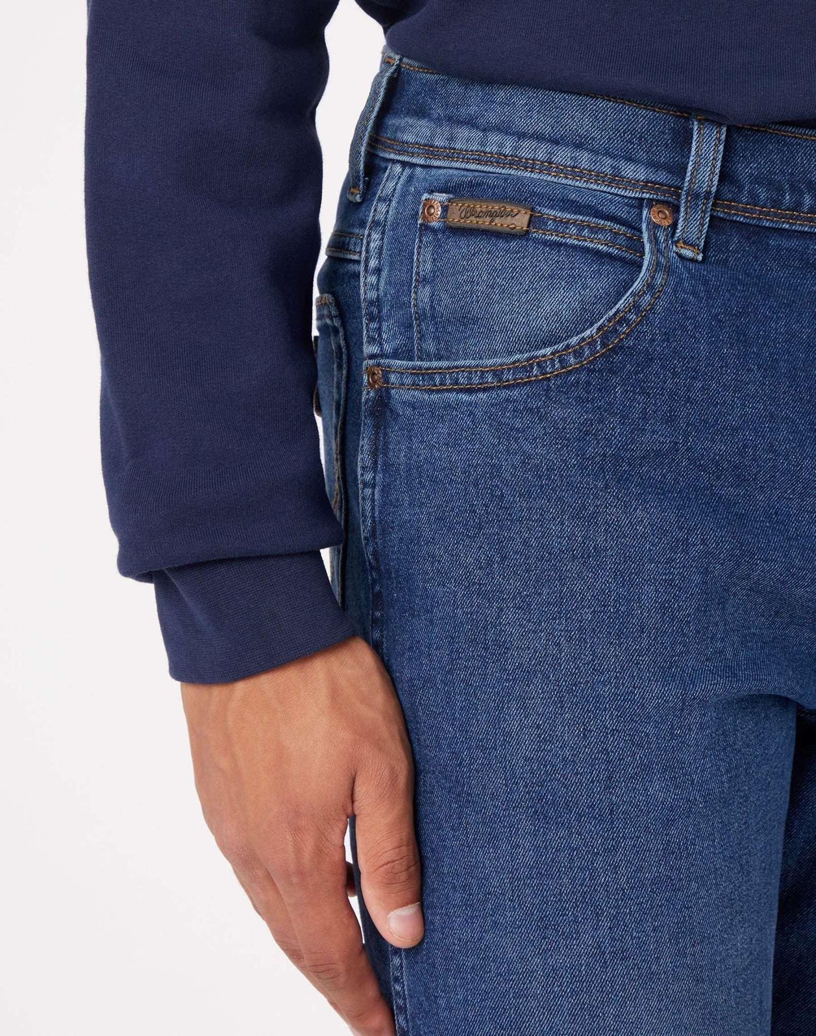 Wrangler Texas Straight Leg Regular Fit Jeans