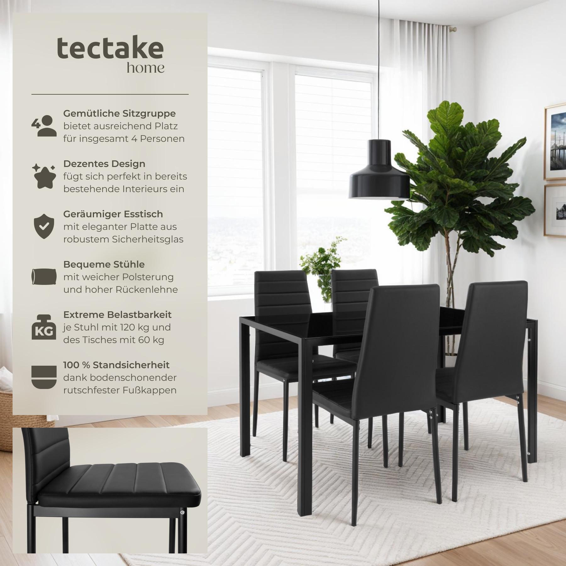 Tectake Essgruppe Berlin 4+1
