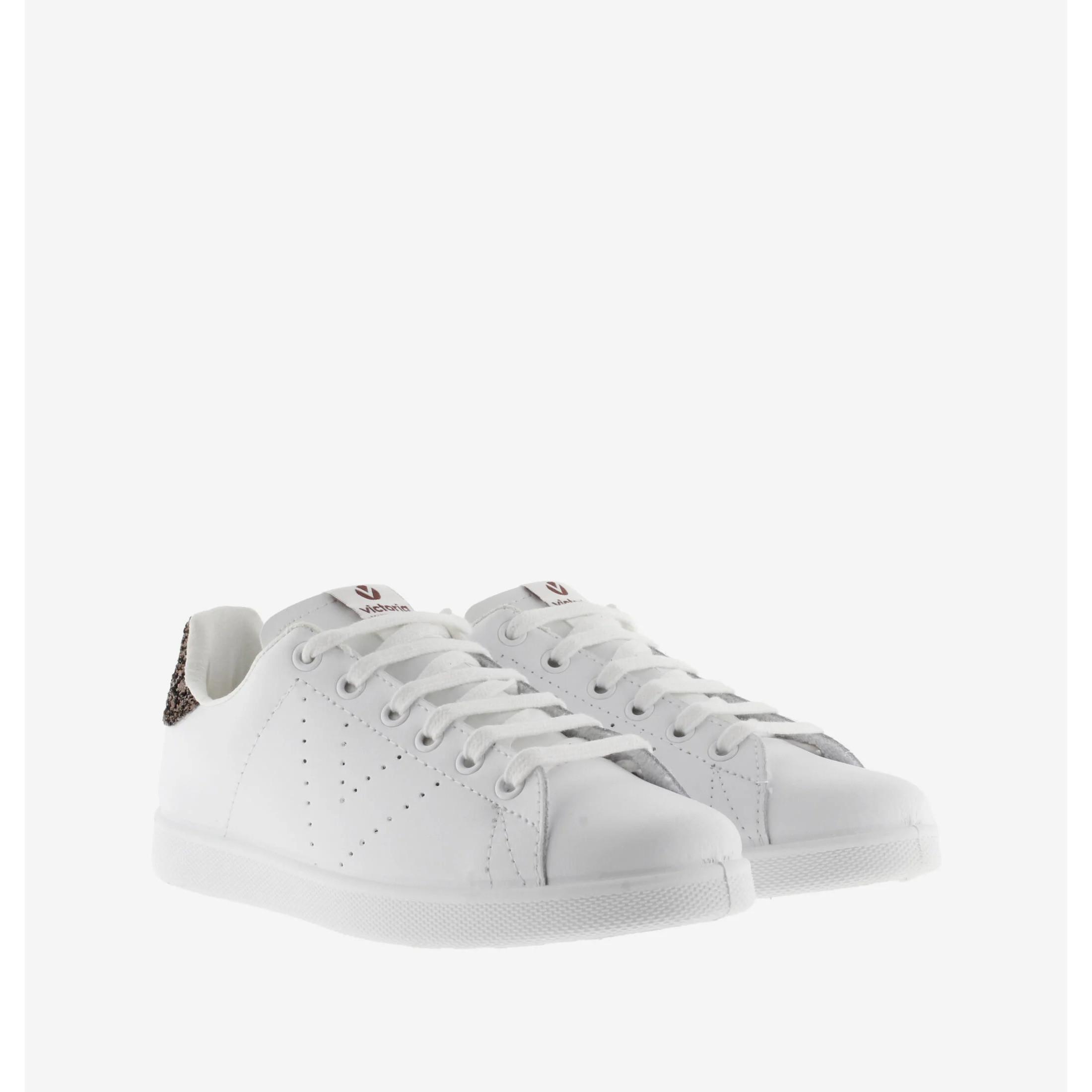 Victoria sneakers piel & glitter