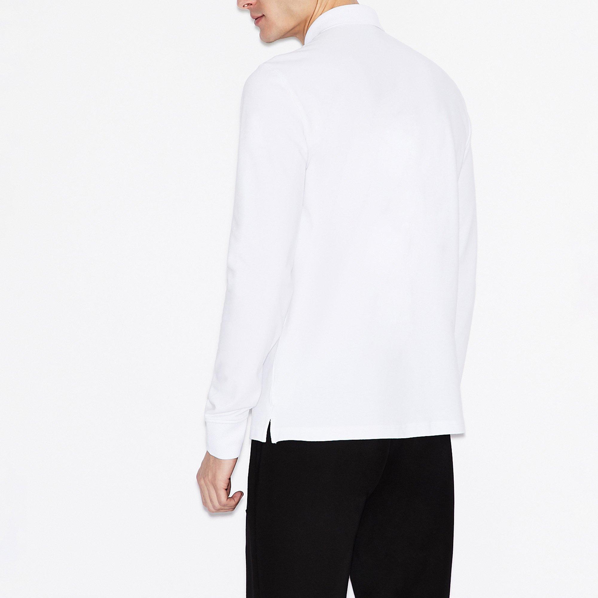 Armani Exchange Langarm Modern Fit Poloshirt